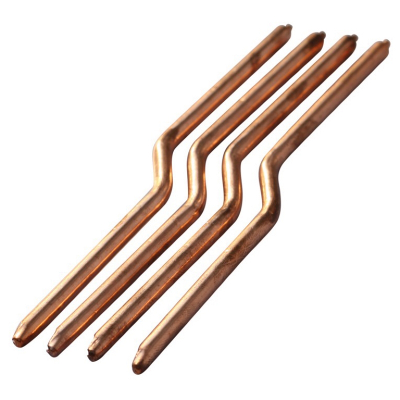 copper groove heat pipes with 5mm-10mm diameters and 70mm-400mm lengths