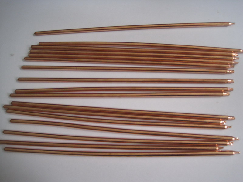 copper groove heat pipes with round and bended shapes for thermal managements