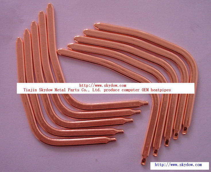  copper sinter and groove heat pipes for heat transfer