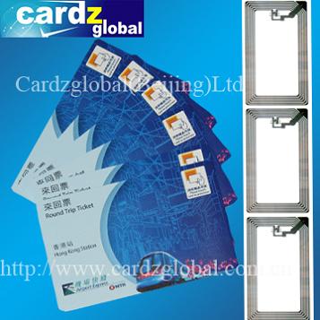 RFID PET Ticket-Mifare 1k S50