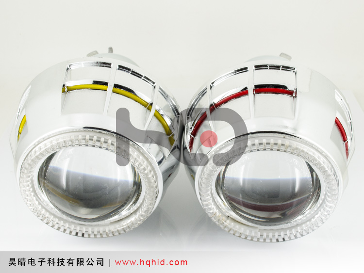 HID Bi-xenon projector lens light with Angel eyes