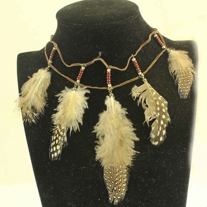 2013 new fashion charming love feathers chocker necklace jewelrys