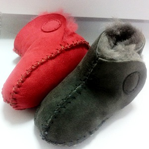 sheepskin baby boots