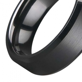   fashion Ceramic Brushed Ring Simple Jewelry 