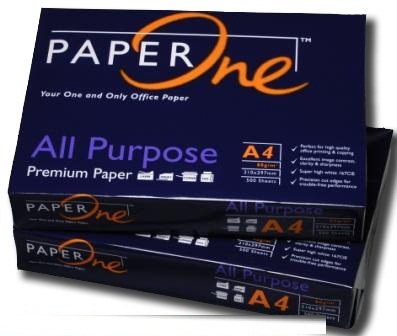 PaperOne Copier Papers 80gsm A4 Size( moq: 20fcl)