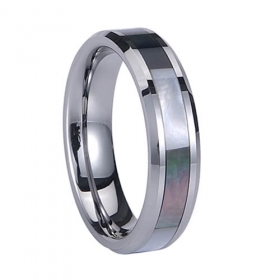 wholesale shell inlay tungsten jewelry