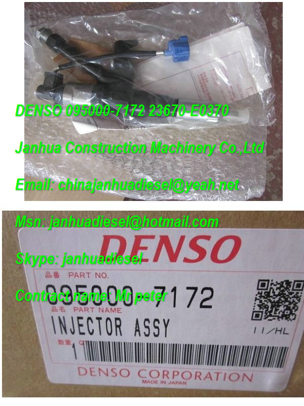 Denso common rail injector  for HINO 23670-E0370 
