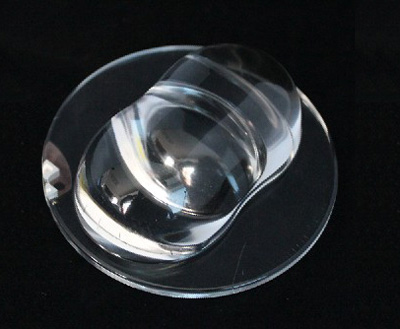 asymmetric street light glass lens