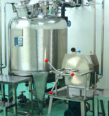 preparation tank / crystalizer / inactivation tank / fermenting tank 