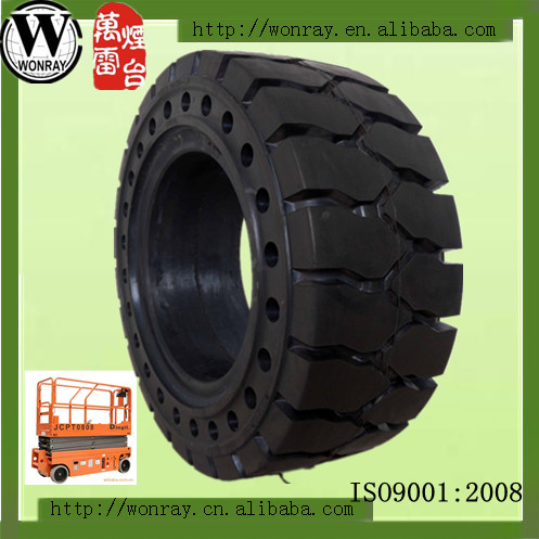 press-on solid tire