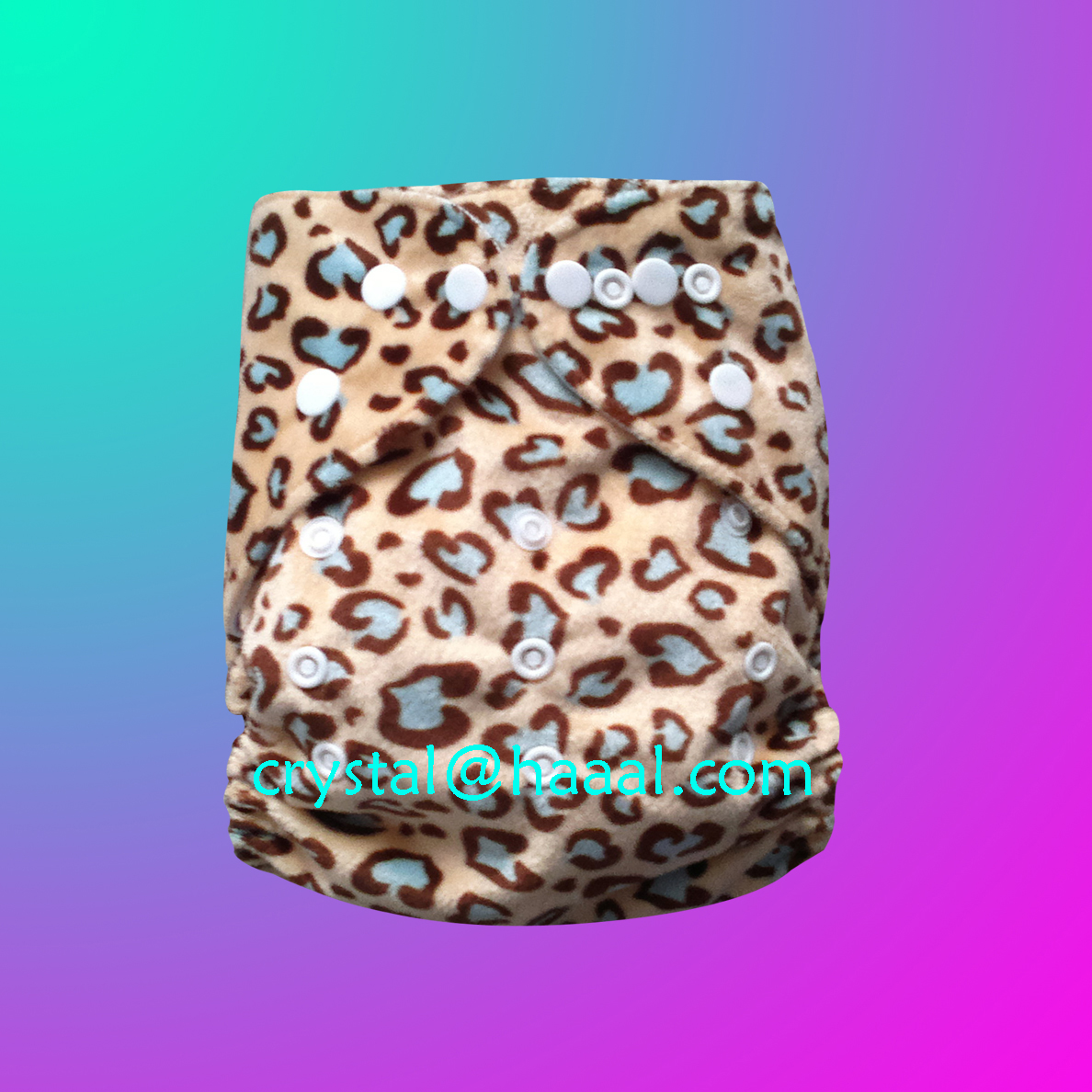 Soft reusable washable minky diaper cover