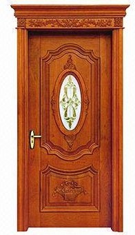 Luxury and Durable Solid Wooden Door, Diversified Colors Available