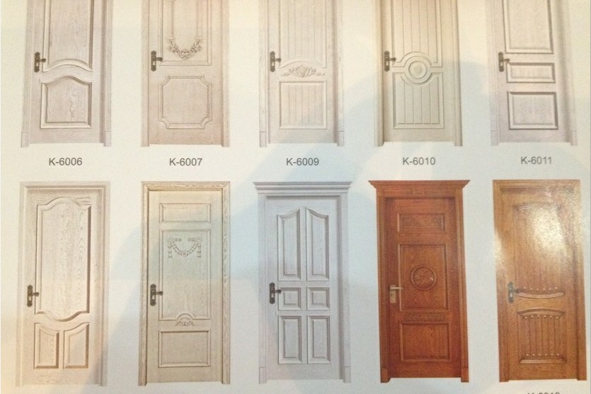 Роскошный и прочный твердые деревянные двери с толщиной 45mm, разнообразные цвета, доступные