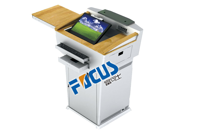 focus S900 Acrylic, Cold Rolled Steel, Solid Wood  educational Lectern 