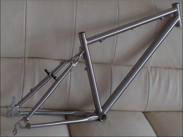 Titanium bike frames and accessories