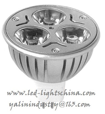 LED lamp cup, high power spotlight, aluminum dimmable replacement lighting, E27/GU10/MR16 bulb light