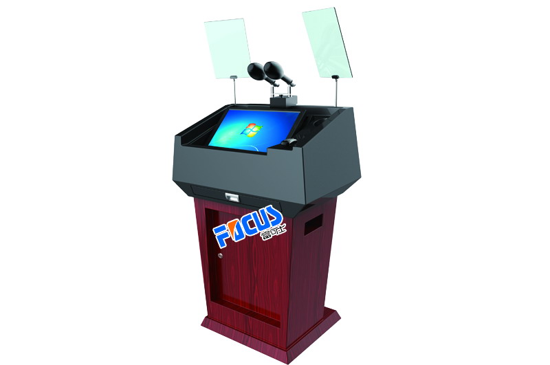 Focus L1 steel and plastic digital speech podium/lectern
