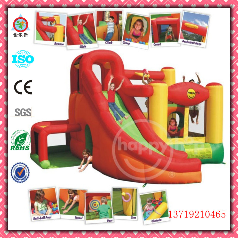 Hot selling inflatable slide, inflatable bouncer, inflatable jumping castle JMQ-K151M  
