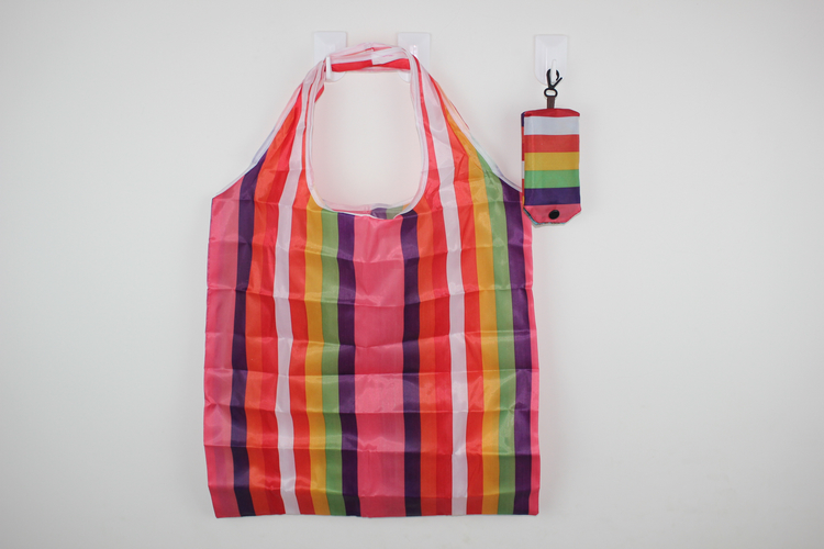 190T polyester foldable shopping bag