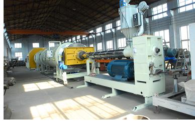 Large diameter PE insulation protection pipe production line 