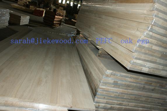 sell finger joint oak panel, finger joint oak board, fjl oak panel, edge glued oak panel, edge glued oak board, solid oak panel