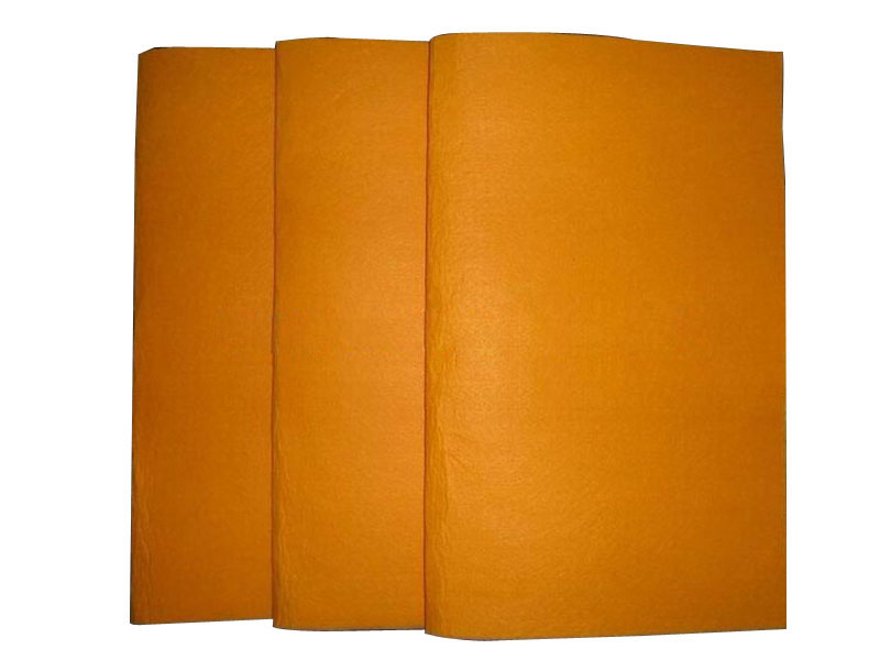 Orange super absorbent cleaning cloth