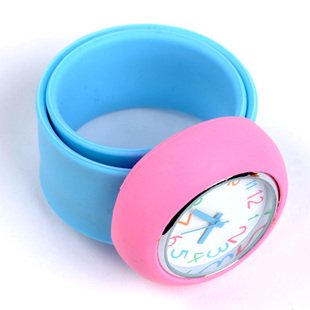Silicone clap watch
