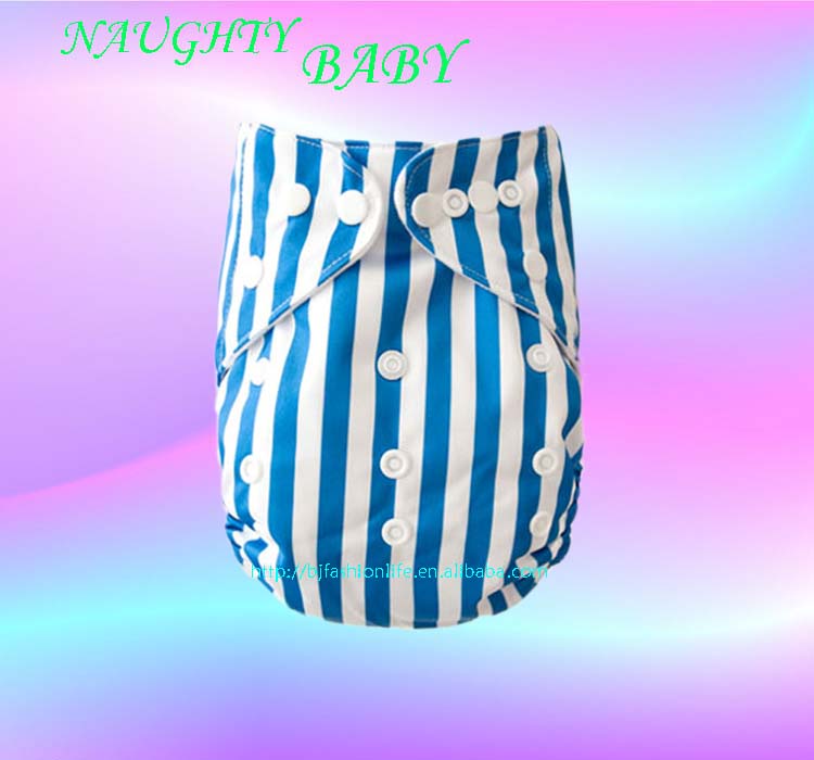Modern printed color baby cloth diaper
