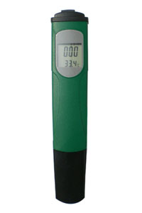 Automatically temperature compensated Conductivity and temperature meter