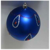 hand painted plastic christmas ball