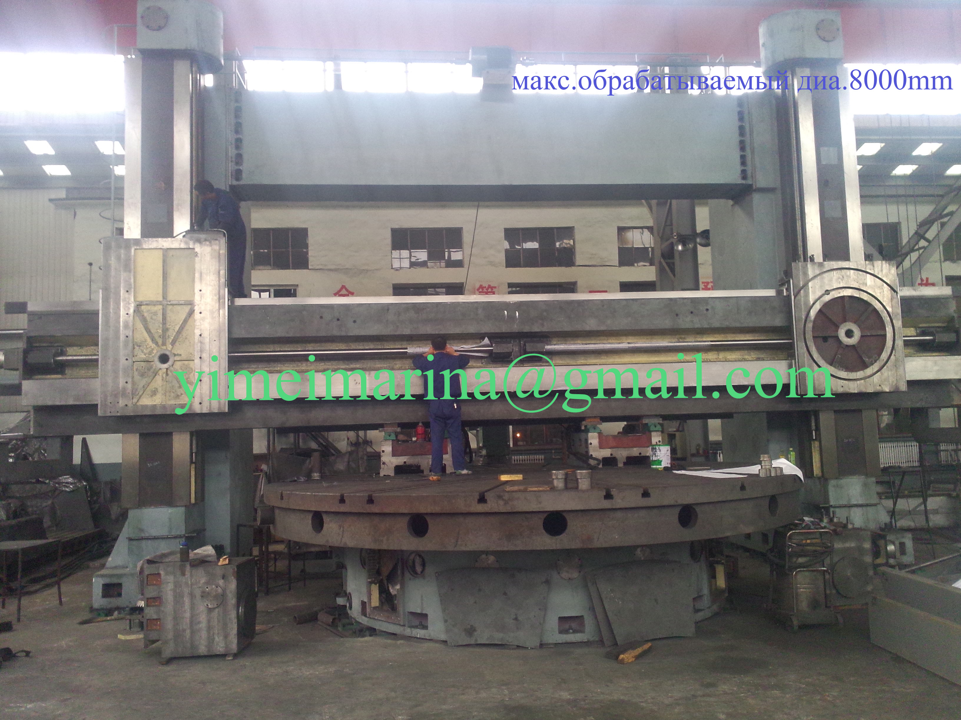 СNC double columns vertical turning-milling center