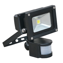 waterproof IP65 10W PIR sensor LED floodlight
