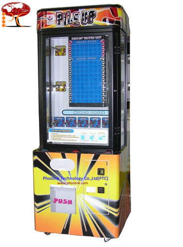 Pile Up Stacker Amusement Prize Vending Machines For Game Center PTC-P29P