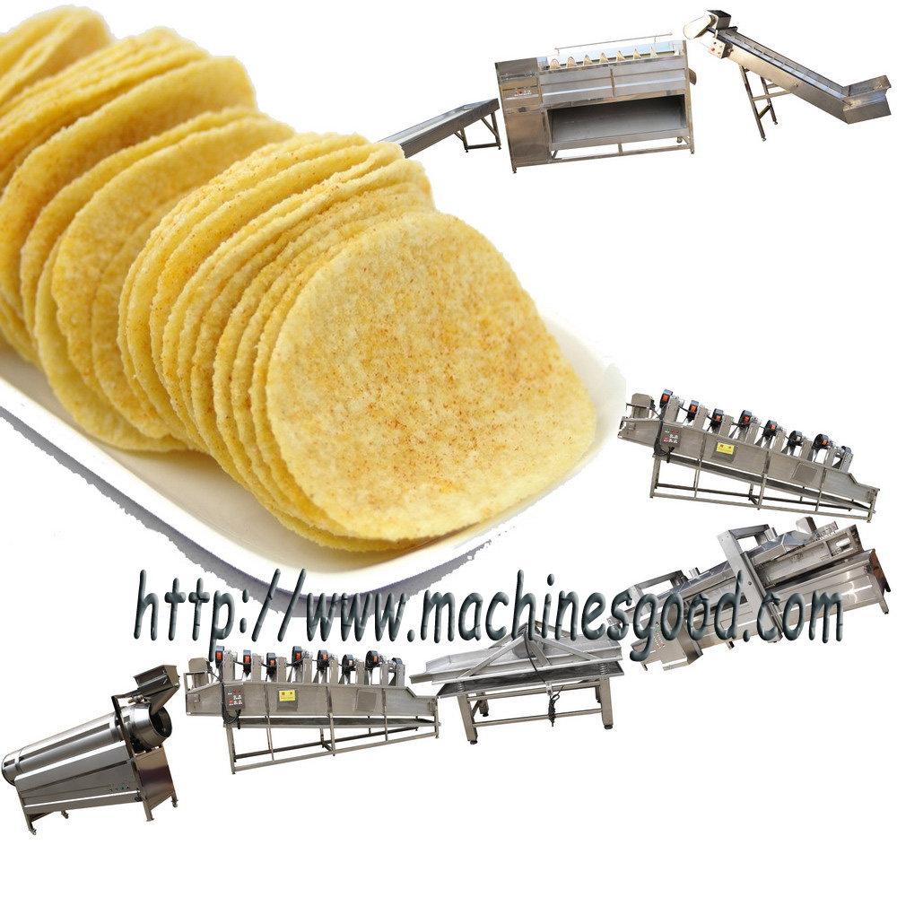 automatic potato chips machine