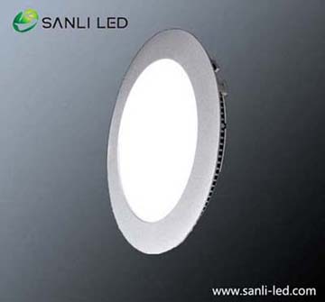 Round Dia240mm warm white LED Panel Light 12W with DALI dimmable & Emergency 