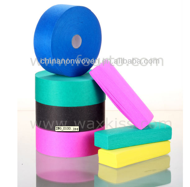disposable nonwoven colored wax paper for depilation use 