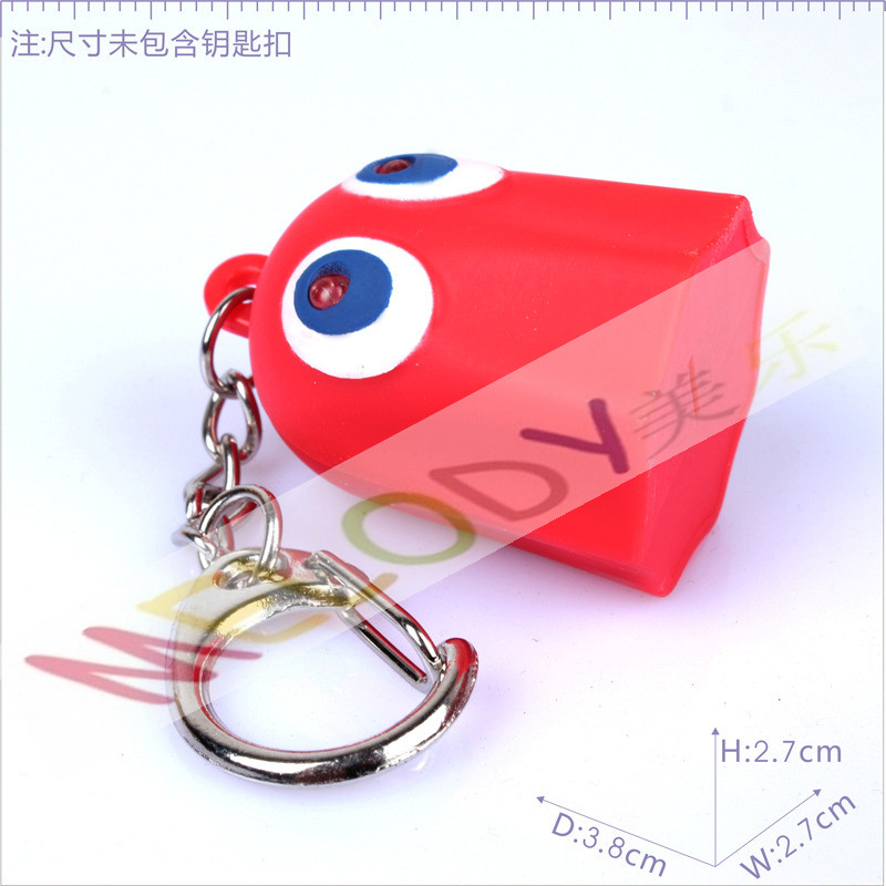 GOHST led keychain with sound With 2 led red light good as Hollywood promotional gifts