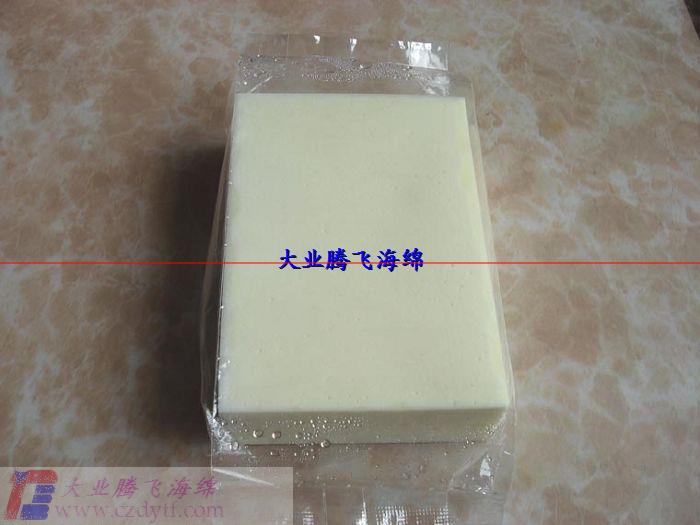 ultra-white absorbant sponge