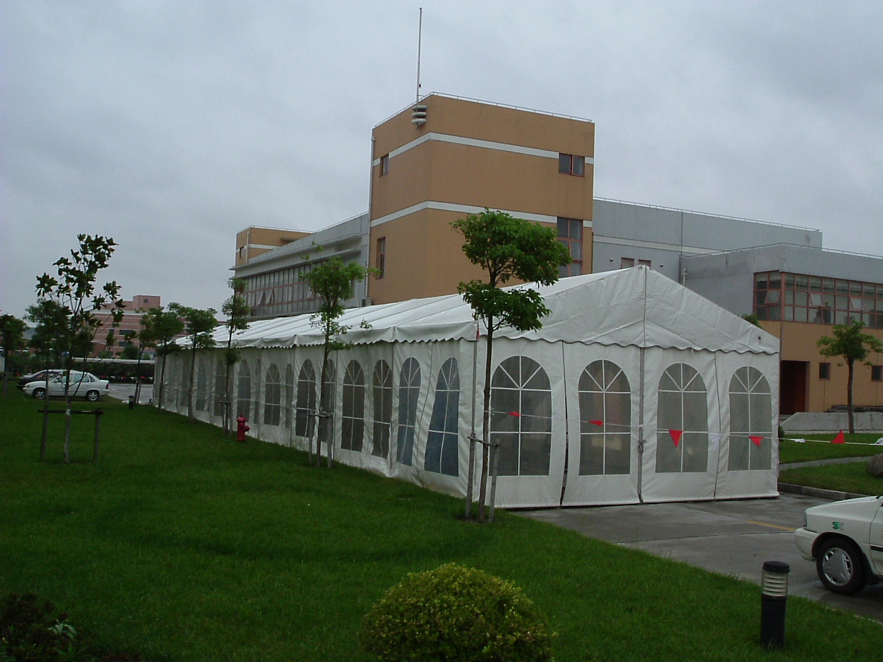 small exhibition tent