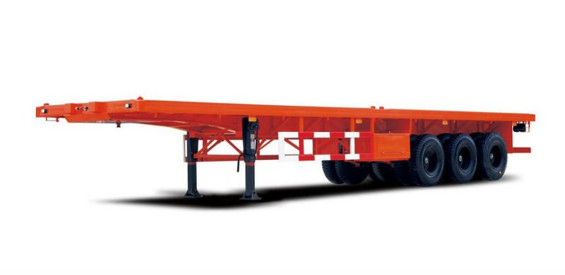 High quality steel skeleton semitrailer/semitrailer chassis/container semitrailer