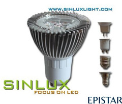 3W LED Spotlight, MR16/GU10/E27/E14, 100-240Vac, 12VAC/DC