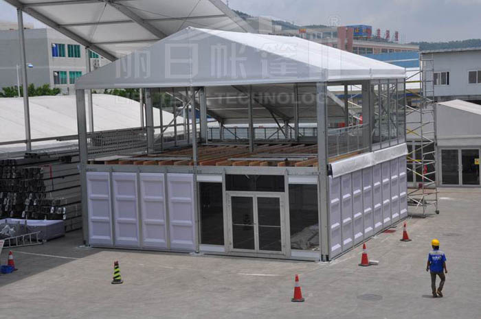 Two story big structure tent