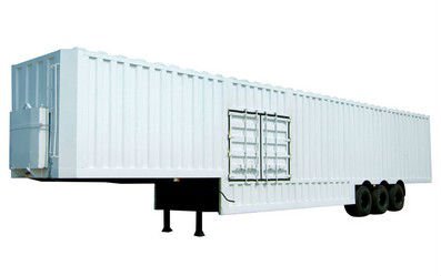 Van semitrailer/curtain sider semitrailer with high performance