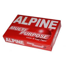 Alpine A4 Copy Paper 80gsm/75gsm/70gsm