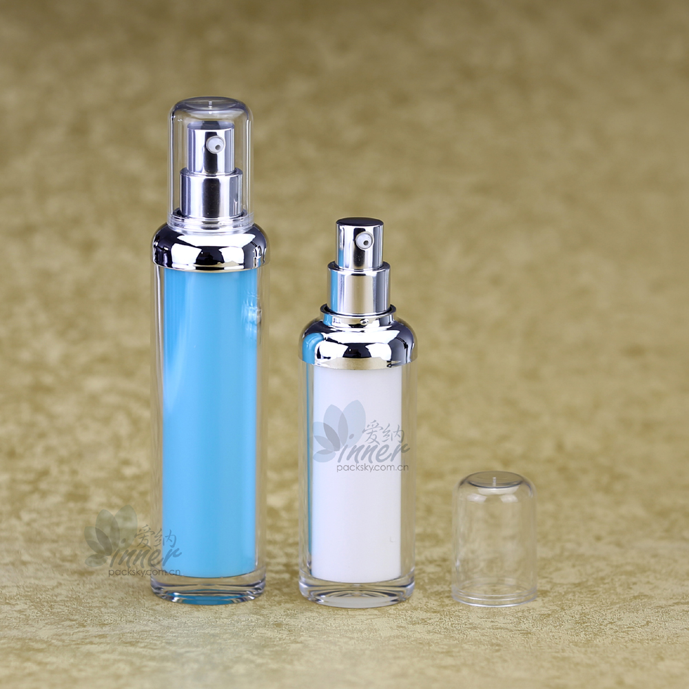 Acrylic airless pump sprayer for skin care