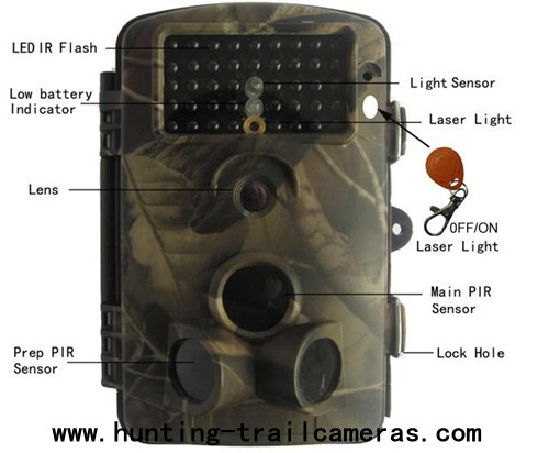 Camouflage Invisible Infrared Trail Camera 940nm With 20 M IR Flash