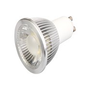 UL, ETL 5W 450lm GU10 COB LED spotlight AC85-265V 38degree