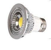 UL, ETL approval 5W 450lm PAR20 E27 COB LED spotlight 80degree