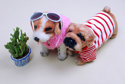 Pet clothing:Fashionable downy  Dog coat , half sleeve,cute Embroidery