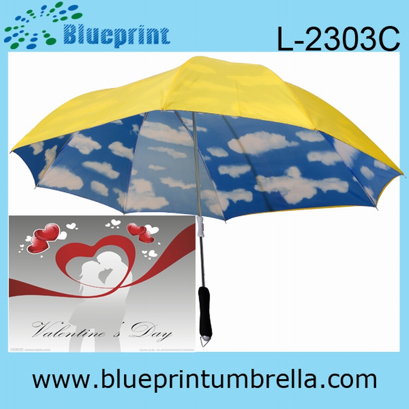 custom double umbrella for romantic lovers